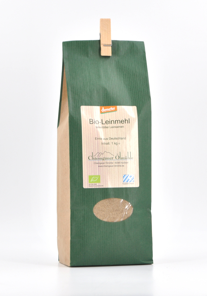 Produktbild: Bio-Leinmehl 1kg - Demeter